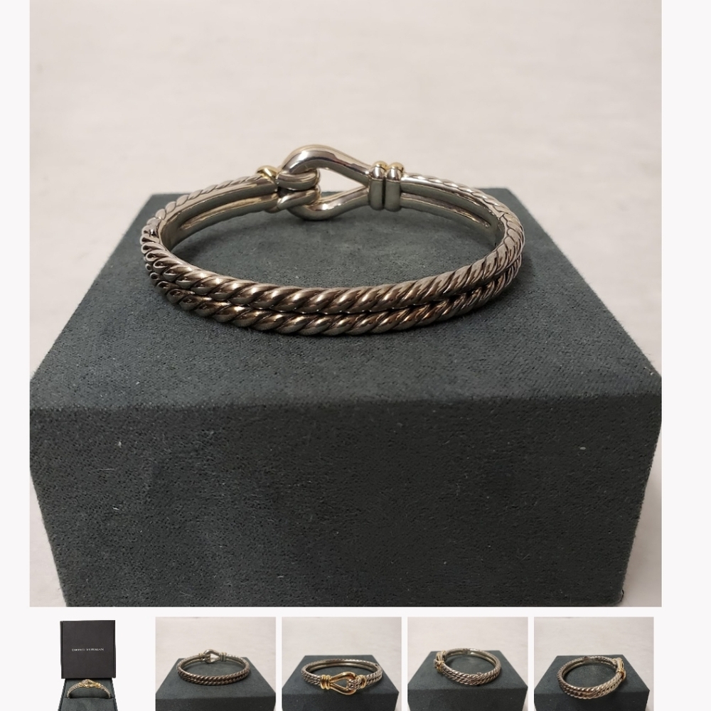 Versona Silver Gold Knot Bracelet NWOT - Picture 8 of 8